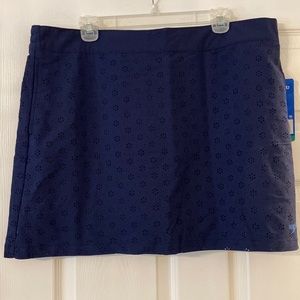SPEEDO Skorts size Xl brand new color navy blue two front pockets